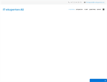 Tablet Screenshot of it-eksperten.no